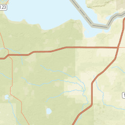 17470-17496 Trout Lake Road, Hiawatha National Forest Street Map