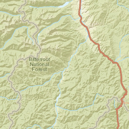 271 Conner Cutoff Road, Darby, MT Street Map