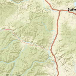 3459 Moulton Reservoir Road, Butte, MT Street Map