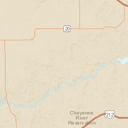 Highway 20, Trail City, SD 57657, USA Street Map