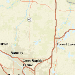 28843-28899 Minnesota 65 Trunk, Isanti, MN Street Map