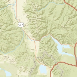 U.S. 20, Targhee National Forest, Island Park Street Map