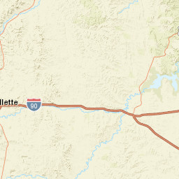 Overland Road Pine Haven WY 82721 Street Map