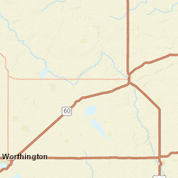 Interstate 90, Lakefield, MN 56150, America Street Map