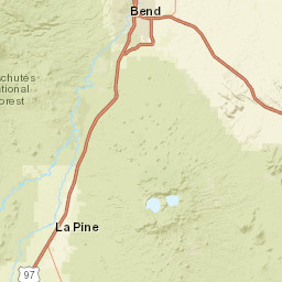 National Forest Development Road 18 Street Map