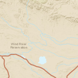 US-26 Kinnear Wyoming Street Map