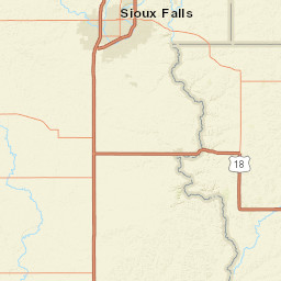 201-299 East Falls Park Drive Sioux Falls SD Street Map
