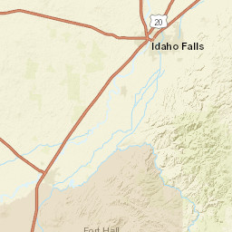 Veterans Memorial Hwy Blackfoot ID Street Map