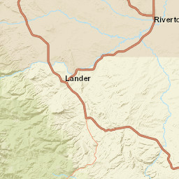 3101-3107 Sinks Canyon Rd Lander Street Map