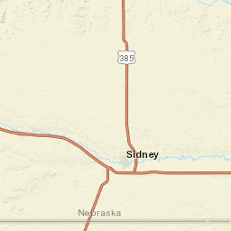 Interstate 80, Sidney, NE 69162, America Street Map