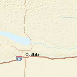 501-599 U.S. 26 Scenic Ogallala NE Street Map