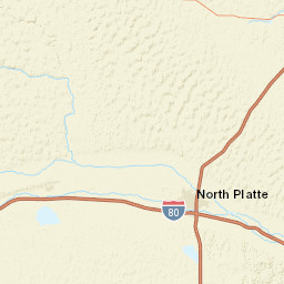 US-83 North Platte Nebraska Street Map