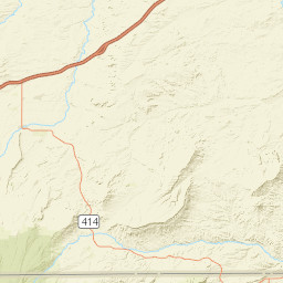 Highway 414, WY, USA Street Map