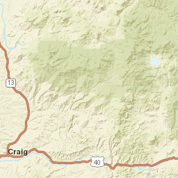 44283-45647 County Road 46 Steamboat Springs CO Street Map