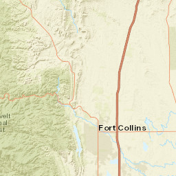 11457-11717 Red Feather Lakes Rd Street Map