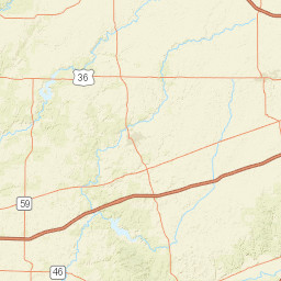 2810-2890 South County Road 250 West Danville IN Street Map