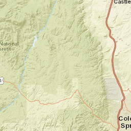 1375 Dancing Horse Dr Colorado Springs CO Street Map