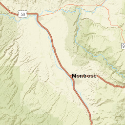 2530-2552 Co Rd 1 Montrose CO Street Map