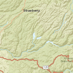 Sonora Pass Hwy, Stanislaus National Forest, Strawberry, CA 9 Street Map