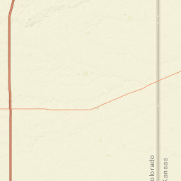 County Rd Railroad Two Buttes CO Street Map