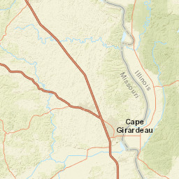 501-599 Front St Grand Tower IL Street Map