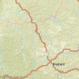 Clear Fork Road, Hazard, KY 41701 Street Map