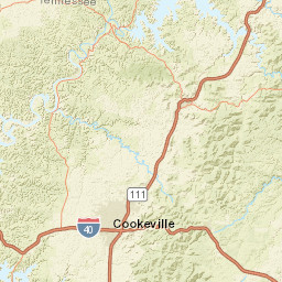 3916-3998 Rickman Rd Rickman TN Street Map