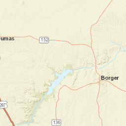 TX-152 Dumas TX 79029 USA Street Map