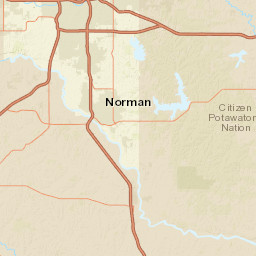 33601-33999 Natasha Ln Blanchard OK Street Map