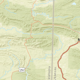 1002-1198 Lincoln Ave Mena AR Street Map