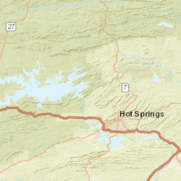 Post Office Court Hot Springs AR Street Map