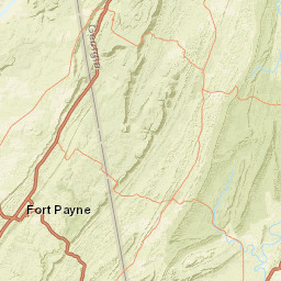 Interstate 59, Valley Head, AL 35989, USA Street Map