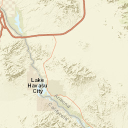 Franconia Road & Interstate 40, Topock, AZ Street Map