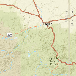 U.S. 191, AZ, America Street Map