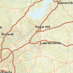Old 78 Highway West Stone Mountain GA Street Map
