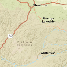 South Chief Avenue, Whiteriver, AZ 85941 Street Map