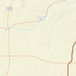 U.S. 67, Mertzon, TX 76941, USA Street Map