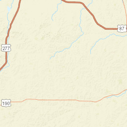 U.S. 87, Eden, TX 76837, America Street Map