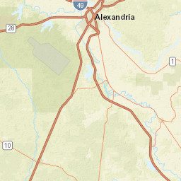 U.S. 165 Alexandria LA 71301 America Street Map