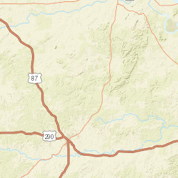 Round Mt - Sandy Rd Johnson City TX Street Map