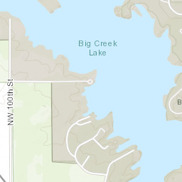 Big Turkey Lake Fishing Map